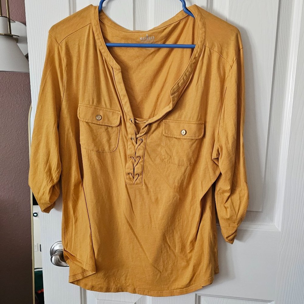3/4 sleeve top